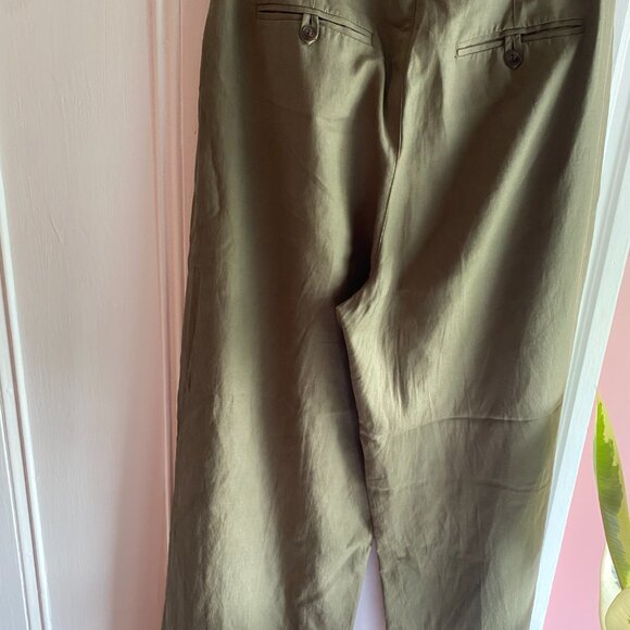 NWT Madewell The Tall Harlow Wide-Leg Pant -- Faded Ivy - Picture 14 of 14